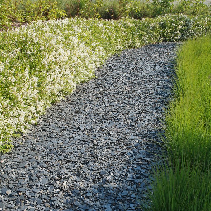 Decorative Gravel Installation
