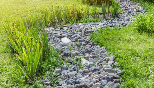 River Rock Garden Installation in Battle Ground