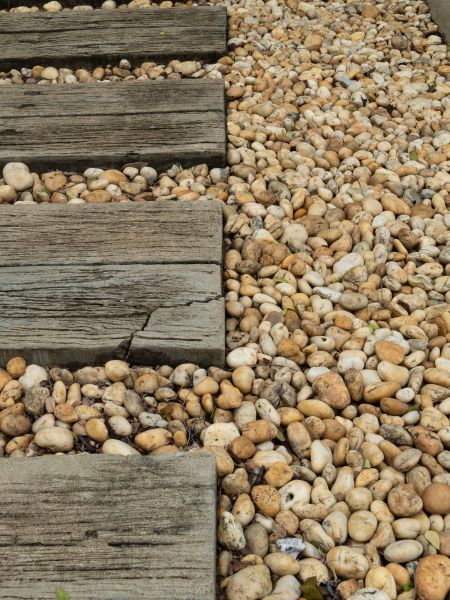 Pea Rock Installation in Battle Ground